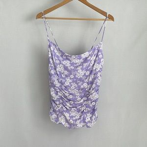 ASTR The Label by Revolve Lilac Floral Cami Tank NWOT